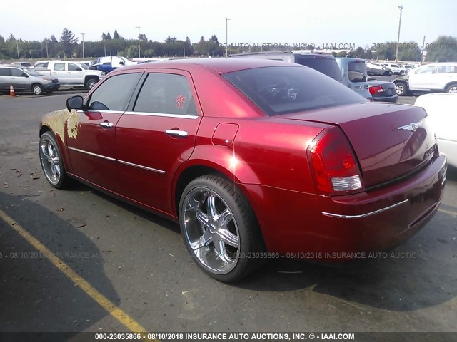 2C3KA53G47H608514 - 2007 CHRYSLER 300 TOURING RED photo 3