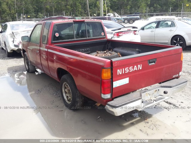 1N6HD16SXSC422006 - 1995 NISSAN TRUCK KING CAB SE/KING CAB XE RED photo 3