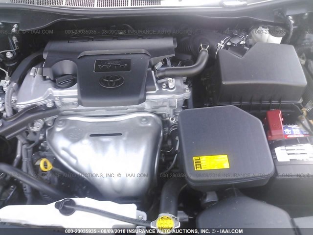 4T1BF1FK0CU504255 - 2012 TOYOTA CAMRY SE/LE/XLE GRAY photo 9