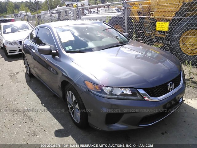 1HGCT1B38EA009792 - 2014 HONDA Accord LX-S GRAY photo 1