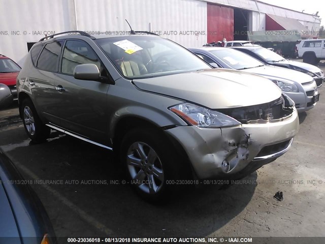 JN8AZ08W46W508355 - 2006 NISSAN MURANO SL/SE/S GOLD photo 1