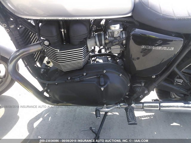 SMT900K1XET630905 - 2014 TRIUMPH MOTORCYCLE BONNEVILLE BLACK photo 9