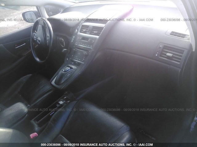 JTHBB1BA8A2000301 - 2010 LEXUS HS 250H BLACK photo 5