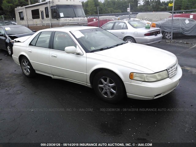 1G6KY549X2U148369 - 2002 CADILLAC SEVILLE STS WHITE photo 1