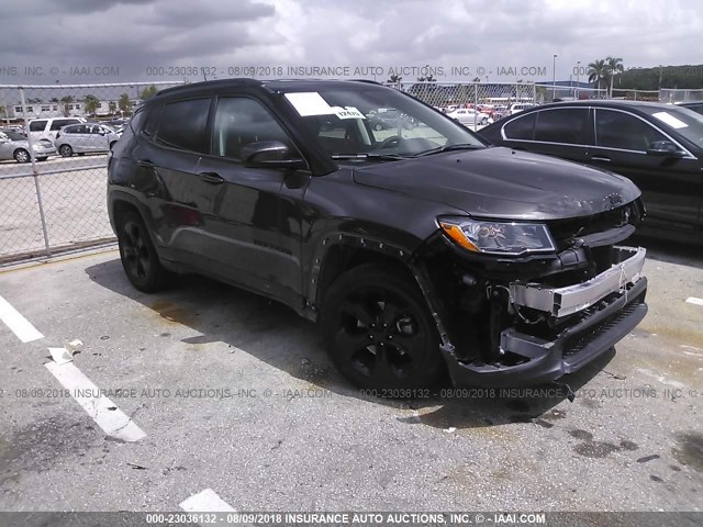 3C4NJCBB3JT326964 - 2018 JEEP COMPASS LATITUDE Grau Foto 1