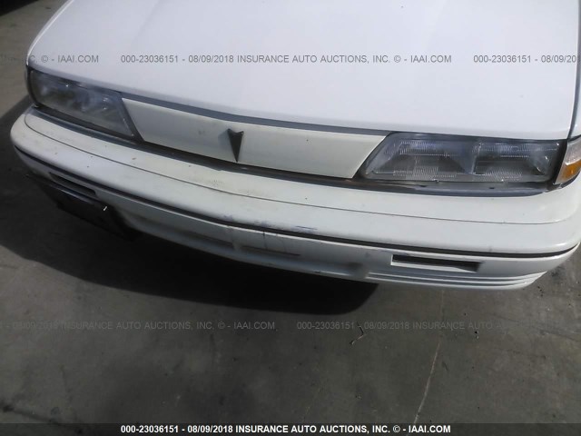 1G2JB34T4N7562524 - 1992 PONTIAC SUNBIRD SE WHITE photo 6