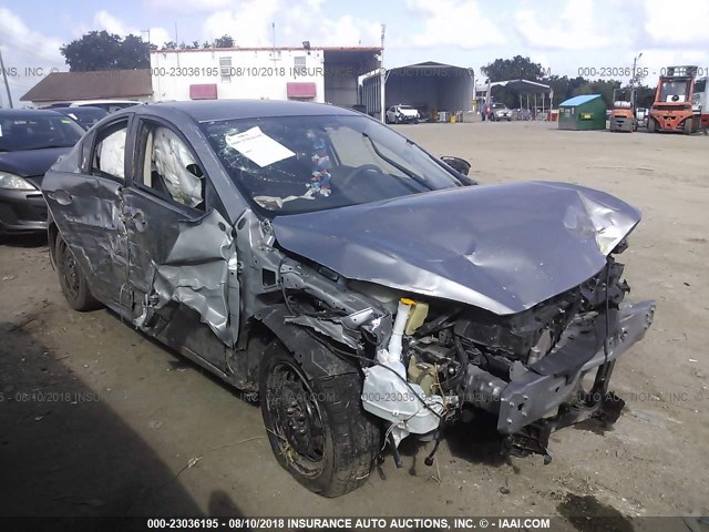 JM1BL1UF6C1616370 - 2012 MAZDA 3 I SILVER photo 1