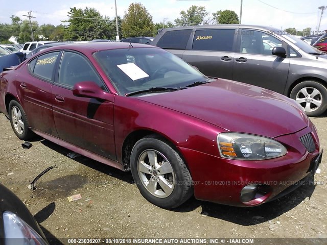 2G2WP522851317512 - 2005 PONTIAC GRAND PRIX BURGUNDY photo 1