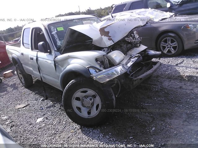 5TEGN92N84Z461448 - 2004 TOYOTA TACOMA DOUBLE CAB PRERUNNER GRAY photo 1