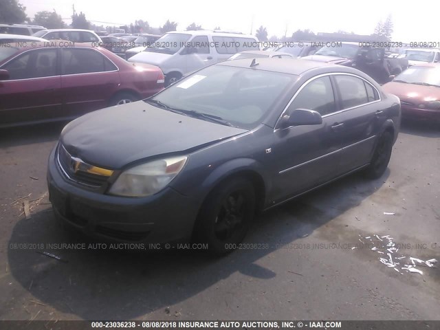 1G8ZS57B18F253790 - 2008 SATURN AURA XE GRAY photo 2