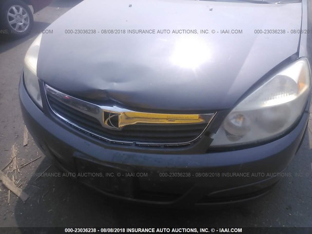 1G8ZS57B18F253790 - 2008 SATURN AURA XE GRAY photo 6