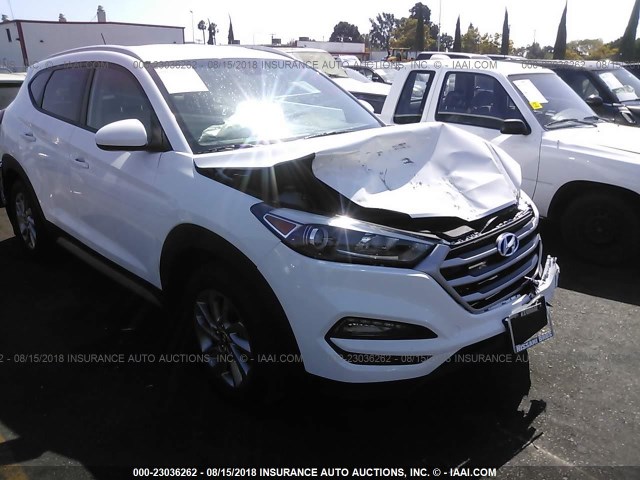 KM8J33A45HU407455 - 2017 HYUNDAI TUCSON LIMITED/SPORT AND ECO/SE WHITE photo 1