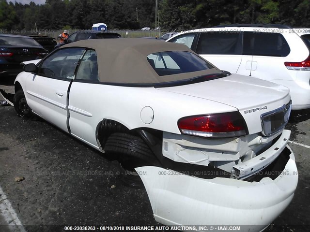 1C3EL45X14N399850 - 2004 CHRYSLER SEBRING LX WHITE photo 3