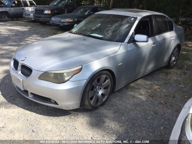 WBANA73574B058150 - 2004 BMW 530 I SILVER photo 2