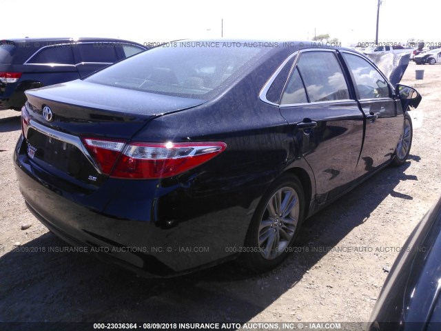 4T1BF1FK6HU809508 - 2017 TOYOTA CAMRY LE/XLE/SE/XSE 黑色 照片 4