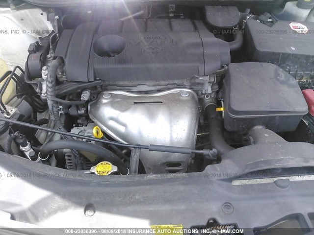 4T3ZA3BB6AU029634 - 2010 TOYOTA VENZA WHITE photo 10