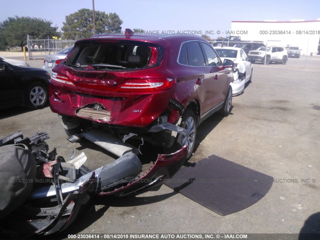 5LMCJ2C98HUL33687 - 2017 LINCOLN MKC SELECT 红色 照片 4