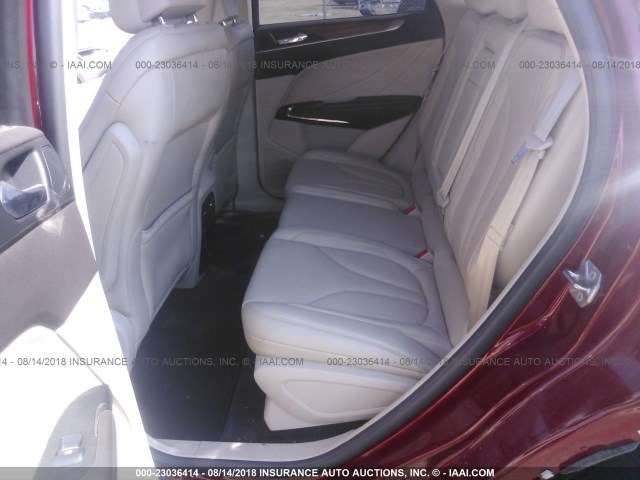 5LMCJ2C98HUL33687 - 2017 LINCOLN MKC SELECT 红色 照片 8