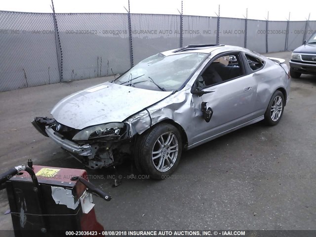 JH4DC54806S022078 - 2006 ACURA RSX SILVER photo 2