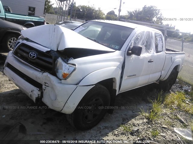5TEUU42N69Z656626 - 2009 TOYOTA TACOMA ACCESS CAB Ақ фото 2