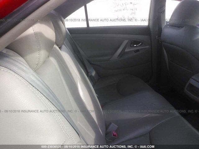 4T1BF3EK4AU550844 - 2010 TOYOTA CAMRY SE/LE/XLE 红色 照片 8