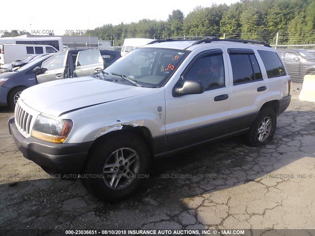 1J4GW48NX4C361965 - 2004 JEEP GRAND CHEROKEE LAREDO/COLUMBIA/FREEDOM 银色 照片 2
