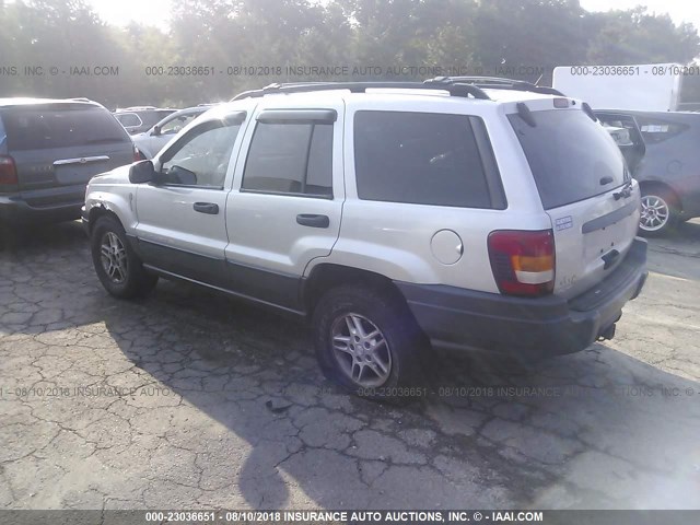 1J4GW48NX4C361965 - 2004 JEEP GRAND CHEROKEE LAREDO/COLUMBIA/FREEDOM 银色 照片 3