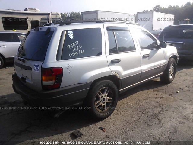 1J4GW48NX4C361965 - 2004 JEEP GRAND CHEROKEE LAREDO/COLUMBIA/FREEDOM 银色 照片 4