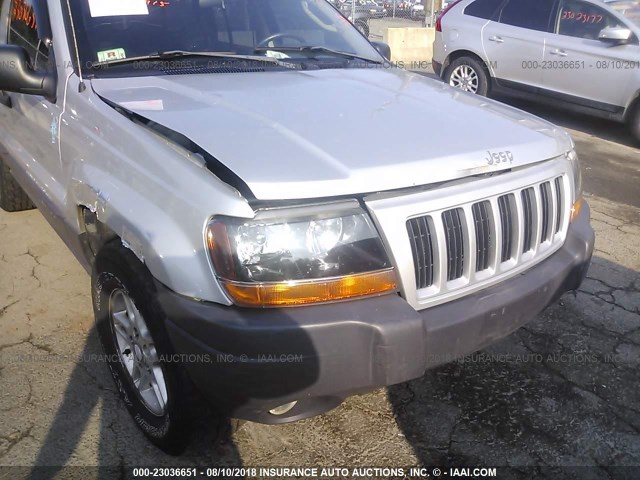 1J4GW48NX4C361965 - 2004 JEEP GRAND CHEROKEE LAREDO/COLUMBIA/FREEDOM 银色 照片 6