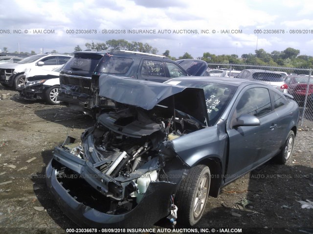 1G1AL15FX77395846 - 2007 CHEVROLET COBALT LT BLUE photo 2