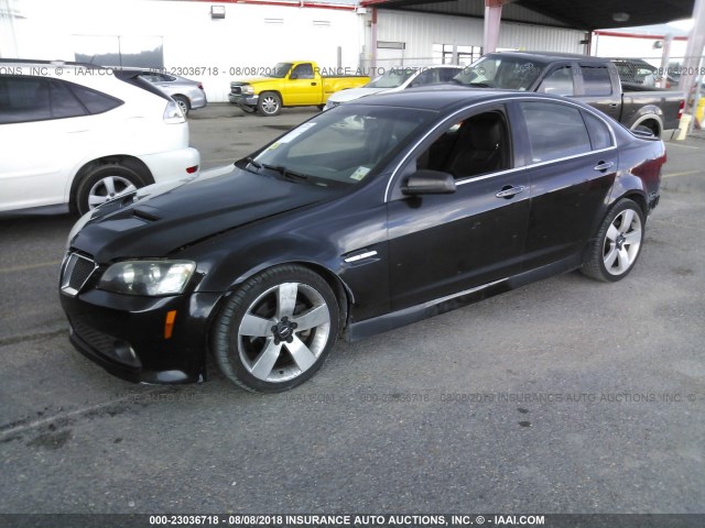 6G2EC57YX9L171699 - 2009 PONTIAC G8 GT BLACK photo 2