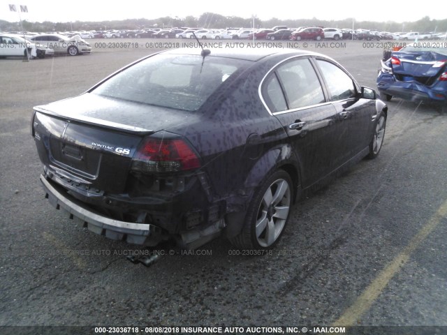 6G2EC57YX9L171699 - 2009 PONTIAC G8 GT BLACK photo 4