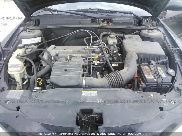 1G2NF52F63C166856 - 2003 PONTIAC GRAND AM SE1 BLACK photo 10