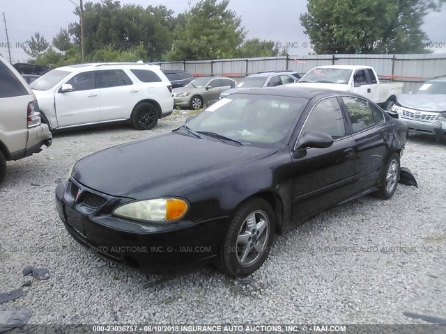 1G2NF52F63C166856 - 2003 PONTIAC GRAND AM SE1 BLACK photo 2