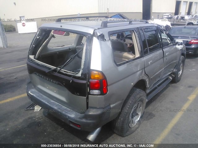 JA4LS41R32J067016 - 2002 MITSUBISHI MONTERO SPORT LIMITED GOLD photo 4