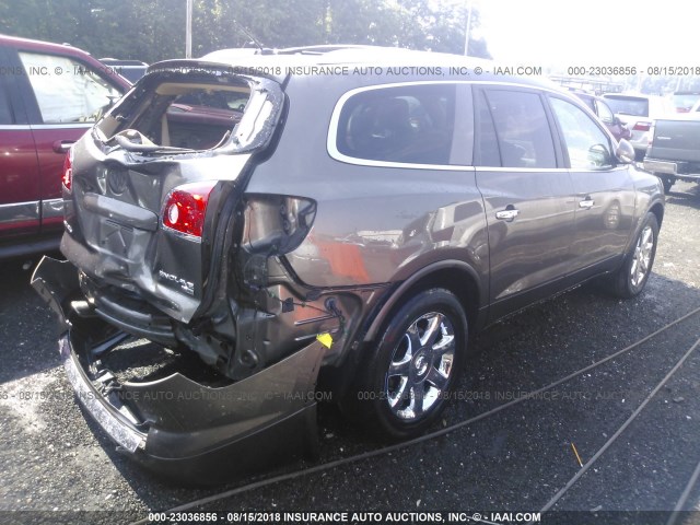 5GALVCED5AJ189074 - 2010 BUICK ENCLAVE CXL ყავისფერი ფოტო 4