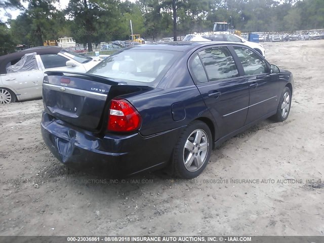 1G1ZU57N07F187010 - 2007 CHEVROLET MALIBU LTZ 海军蓝 照片 4