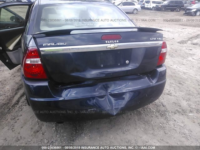 1G1ZU57N07F187010 - 2007 CHEVROLET MALIBU LTZ 海军蓝 照片 6