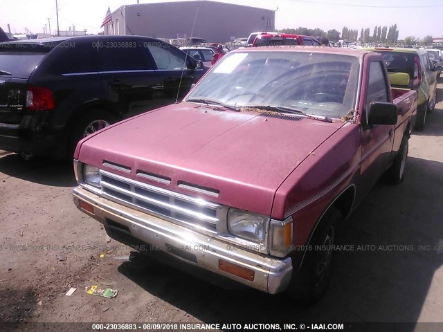 1N6SD11S3NC321066 - 1992 NISSAN TRUCK SHORT WHEELBASE RED photo 6