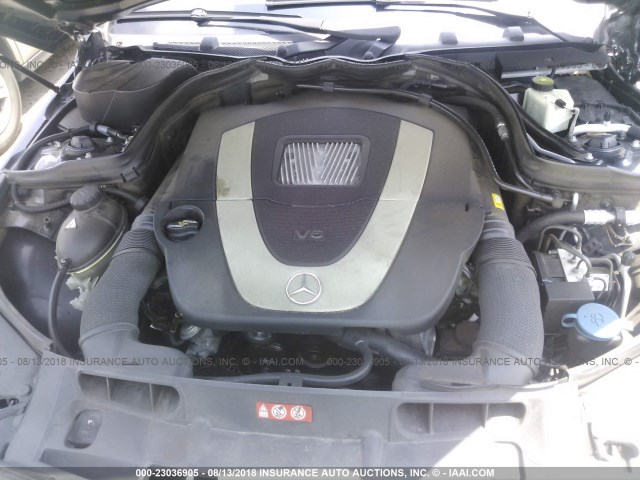 WDDGF56X88F065465 - 2008 MERCEDES-BENZ C 350 GRAY photo 10