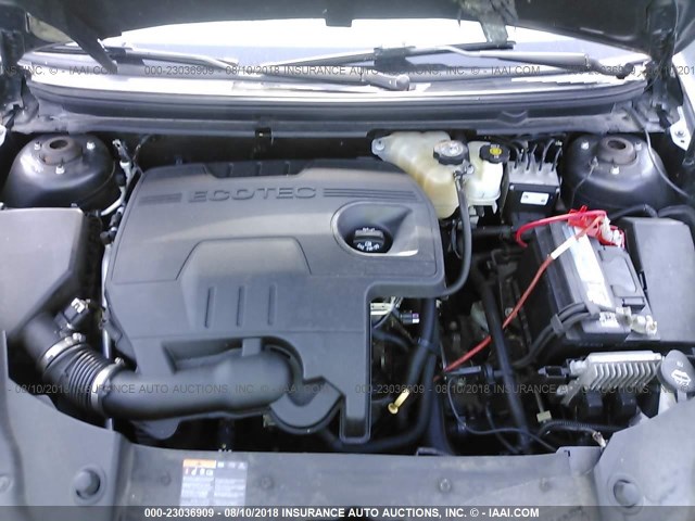 1G1ZA5EU1BF126373 - 2011 CHEVROLET MALIBU LS ნაცრისფერი ფოტო 10