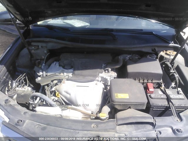 4T4BF1FK9CR233203 - 2012 TOYOTA CAMRY SE/LE/XLE BLUE photo 10