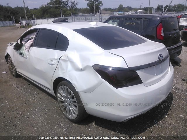 1G4GF5G39FF260795 - 2015 BUICK LACROSSE PREMIUM WHITE photo 3