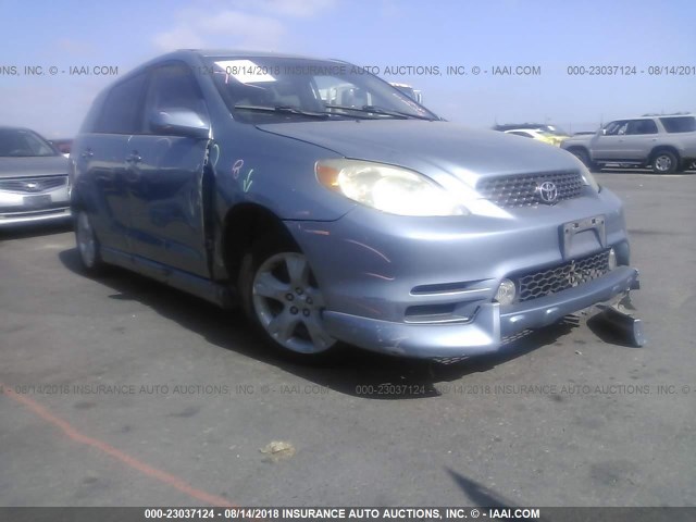 2T1KY38E13C049446 - 2003 TOYOTA COROLLA MATRIX XRS BLUE photo 1