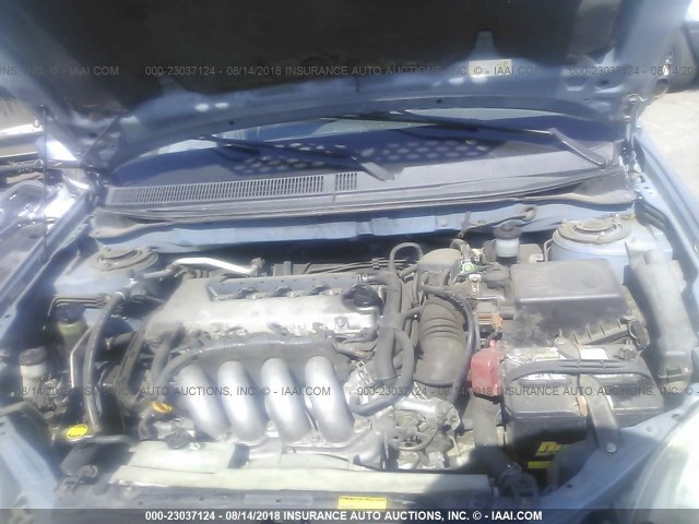 2T1KY38E13C049446 - 2003 TOYOTA COROLLA MATRIX XRS BLUE photo 10