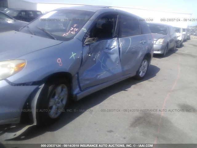 2T1KY38E13C049446 - 2003 TOYOTA COROLLA MATRIX XRS BLUE photo 6