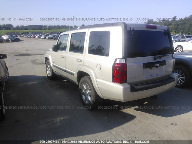 1J8HG48K27C695871 - 2007 JEEP COMMANDER 棕色 照片 3