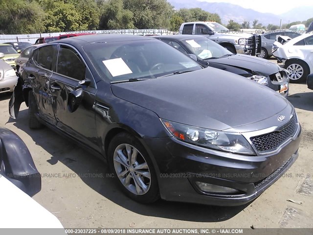 KNAGN4A65B5145449 - 2011 KIA OPTIMA EX/SX GRAY photo 1