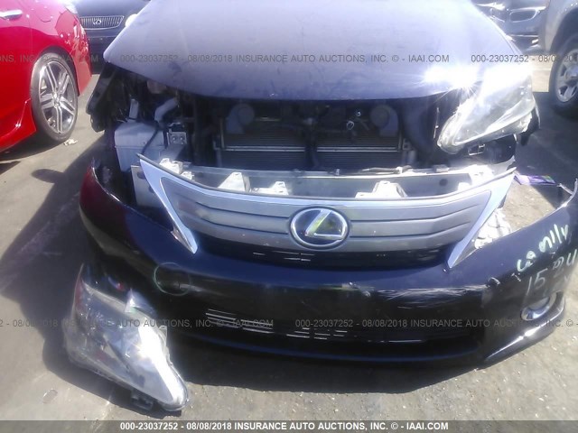 JTHBB1BA1A2003637 - 2010 LEXUS HS 250H Dark Blue photo 6