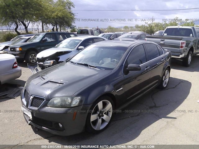 6G2EC57Y48L127423 - 2008 PONTIAC G8 GT GRAY photo 2